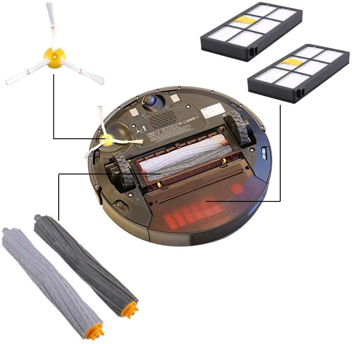 roomba parts diagram