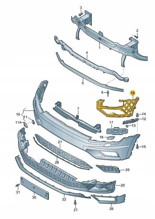 volkswagen tiguan parts diagram