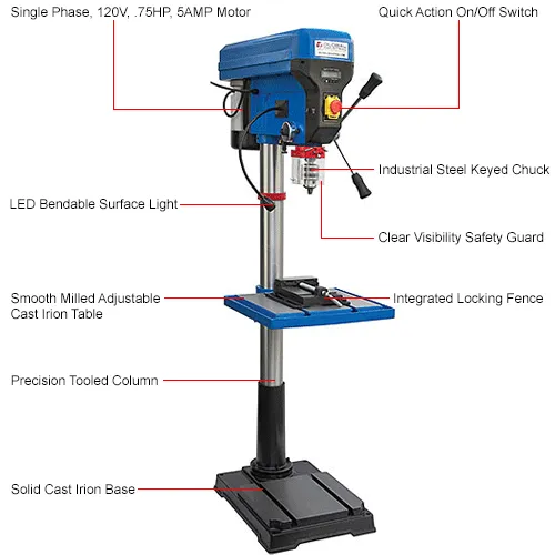 jet drill press parts diagram