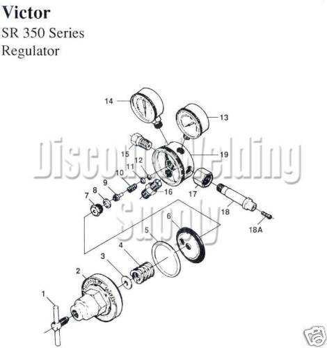 oxygen regulator parts diagram