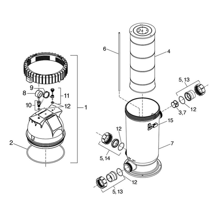 jandy cv460 parts diagram