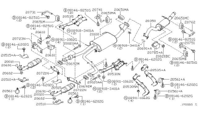 2002 nissan pathfinder parts diagram