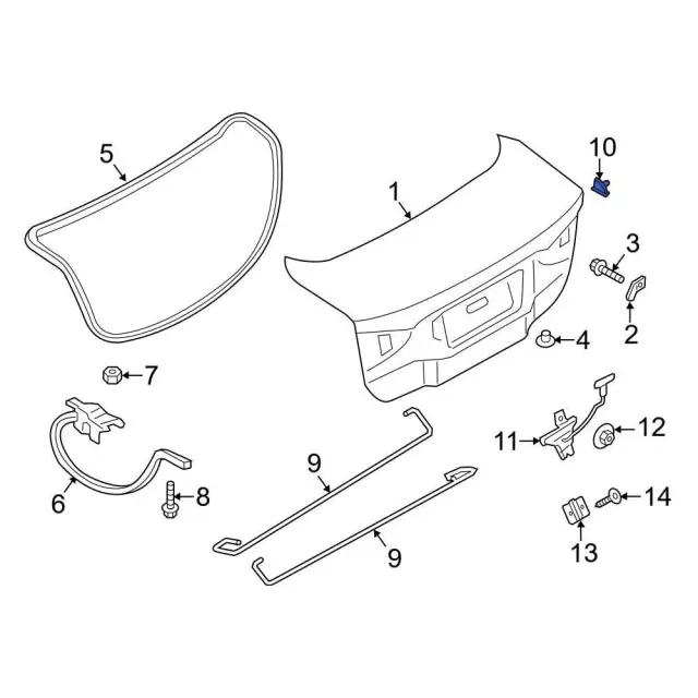 2013 ford fusion parts diagram