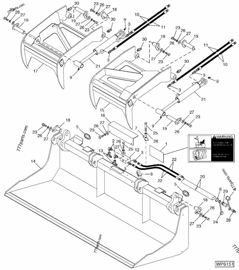 john deere h240 loader parts diagram