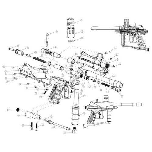 paintball gun parts diagram