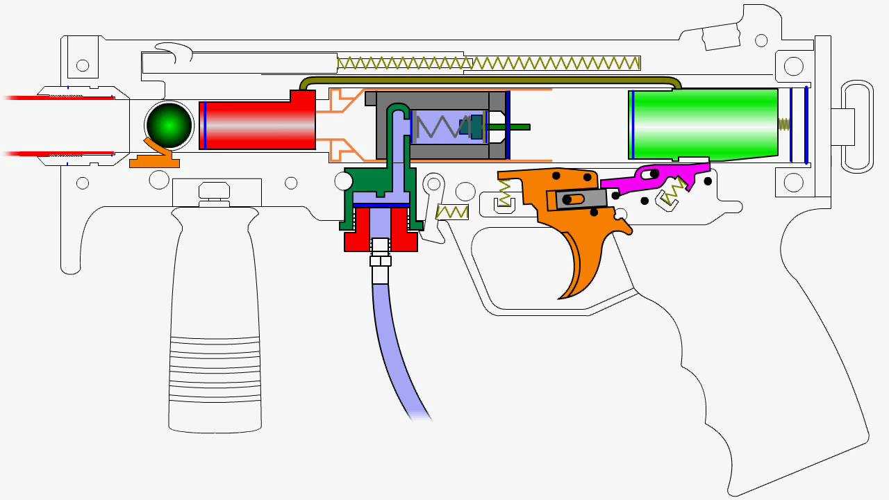 paintball gun parts diagram