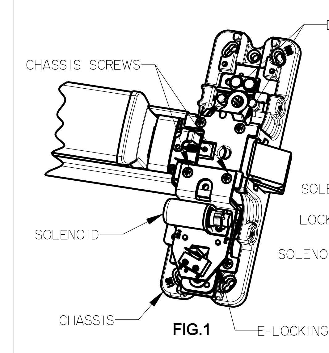 panic bar parts diagram