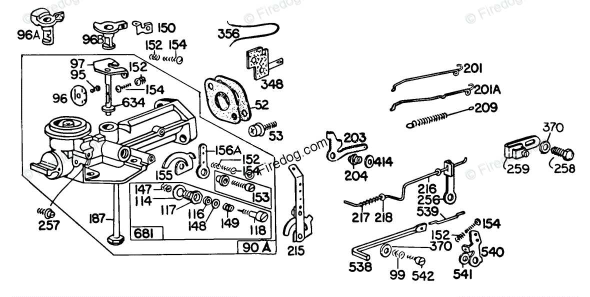 parts diagram for briggs and stratton carburetor