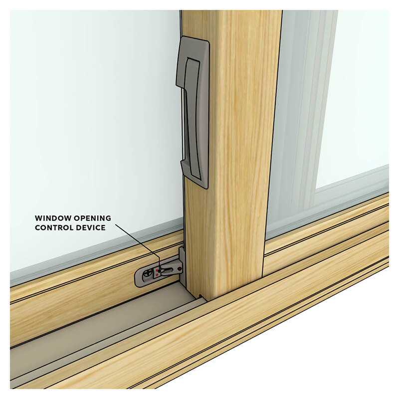 parts of a casement window diagram