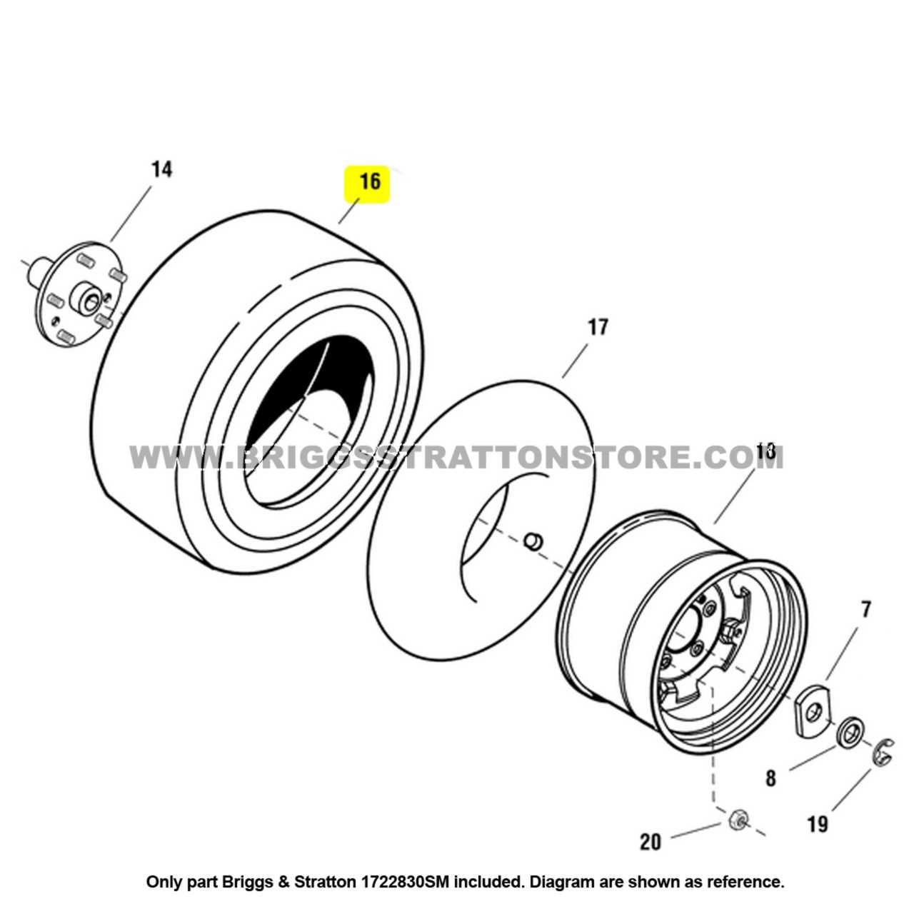 parts of a tire diagram