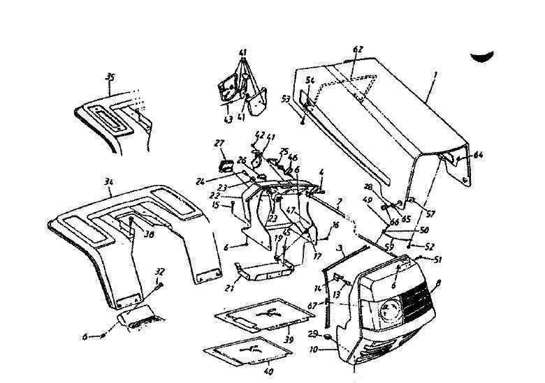 parts of a tractor diagram