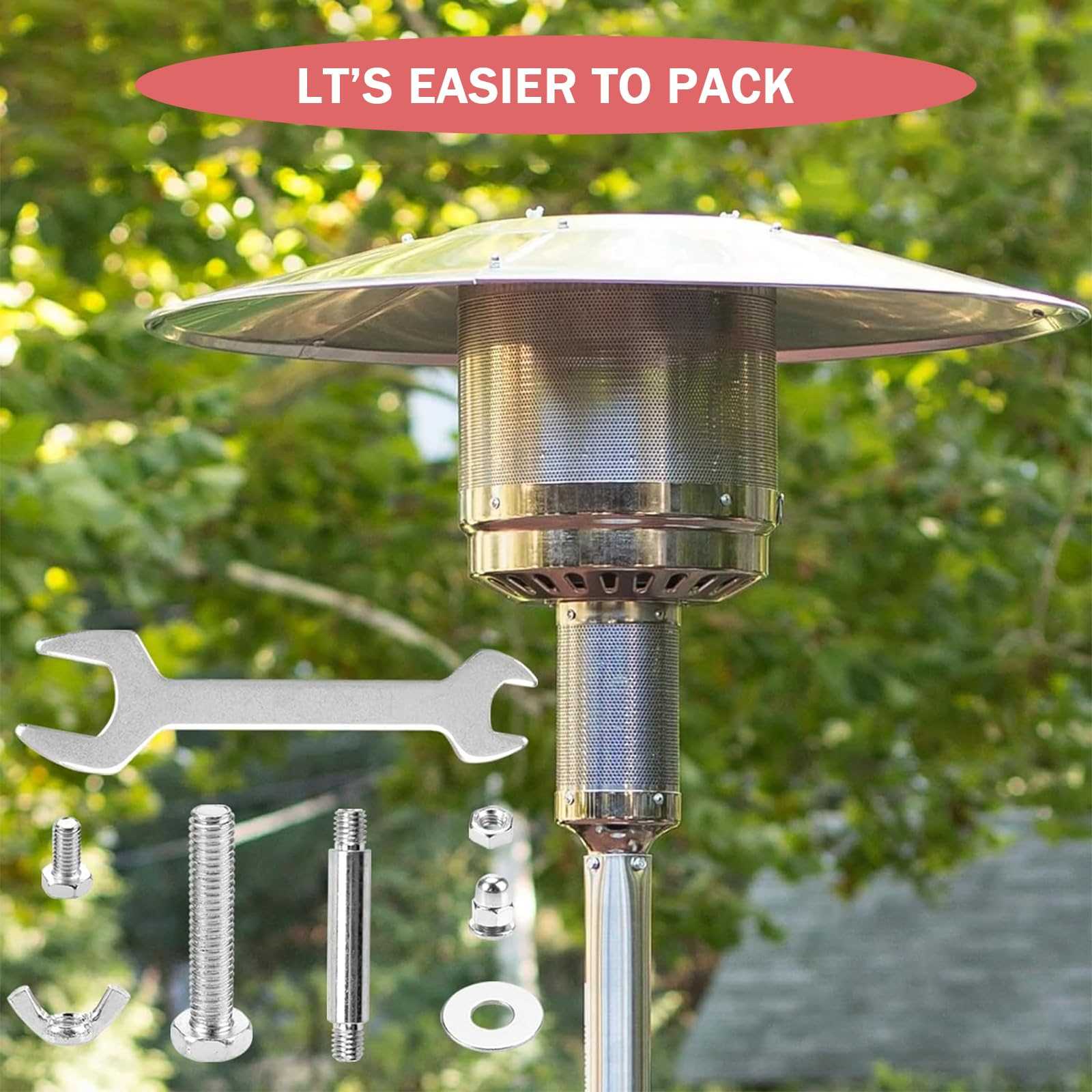 patio heater parts diagram