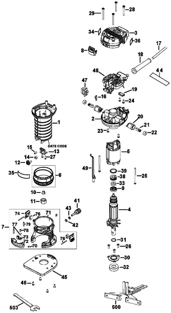 dewalt dw618 parts diagram