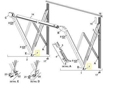 camper awning parts diagram