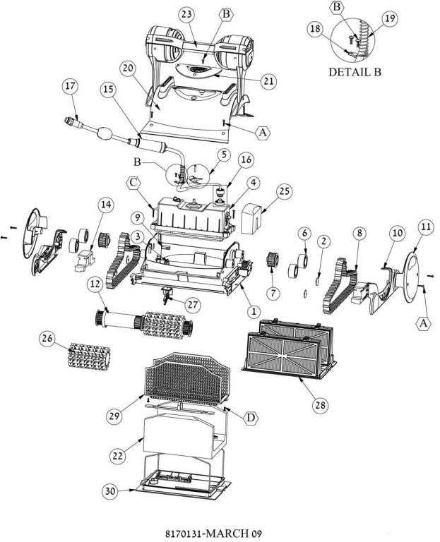 pentair prowler 920 parts diagram