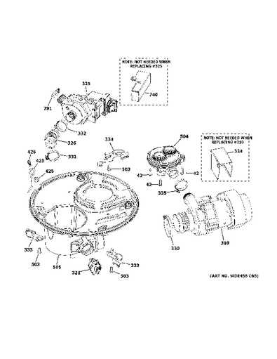 dishwasher parts diagram ge