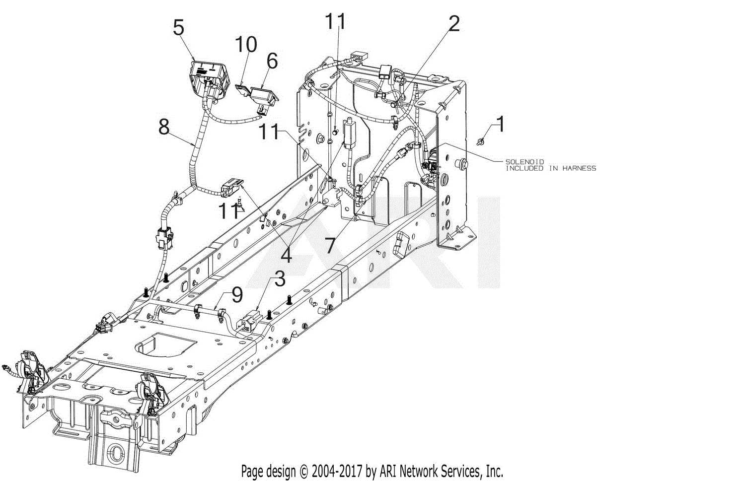 cub cadet xt1 42 parts diagram