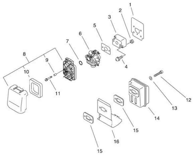 stihl 009l parts diagram