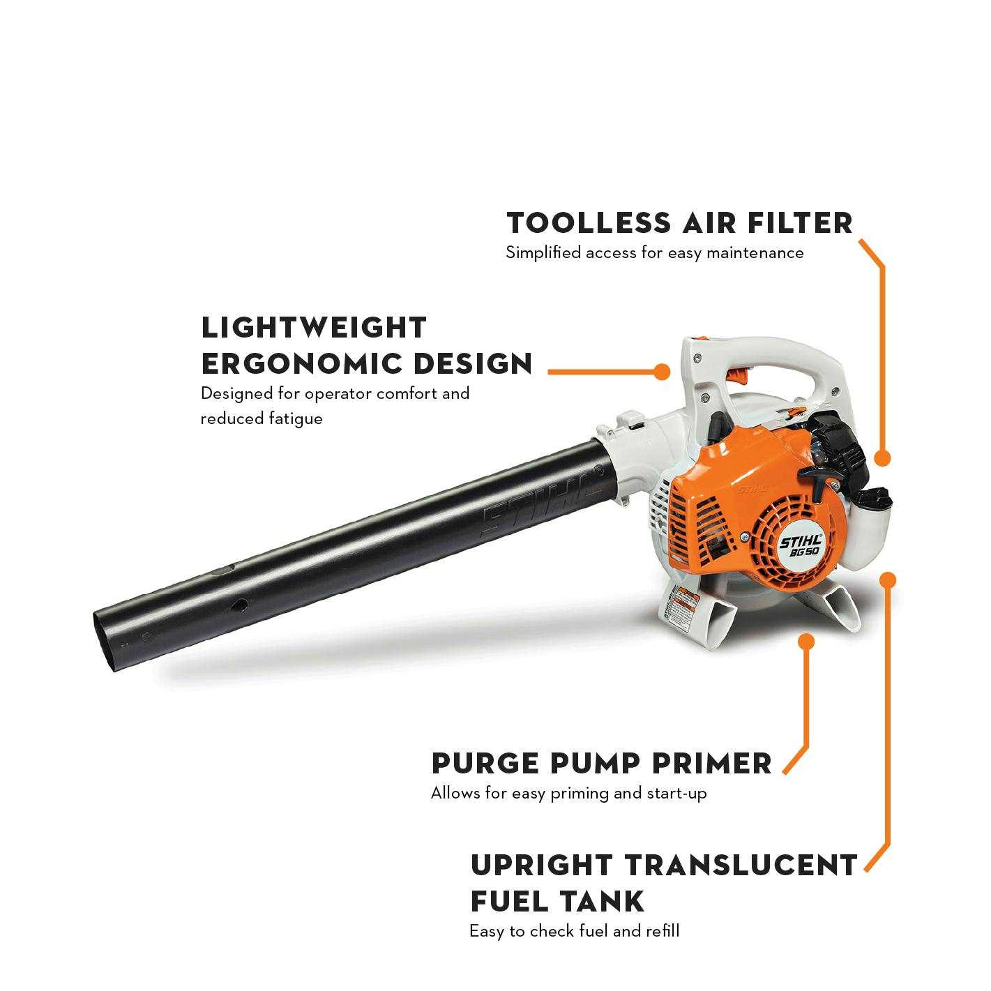 stihl bg55 leaf blower parts diagram