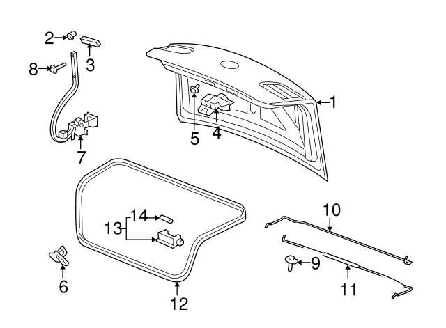 2008 buick lucerne parts diagram