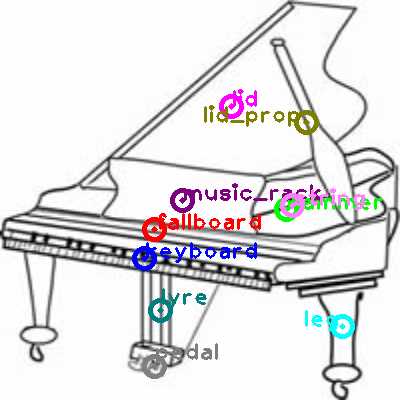 piano parts diagram