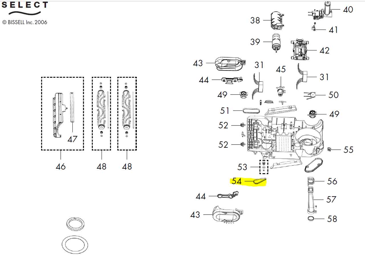 bissell 9200 parts diagram