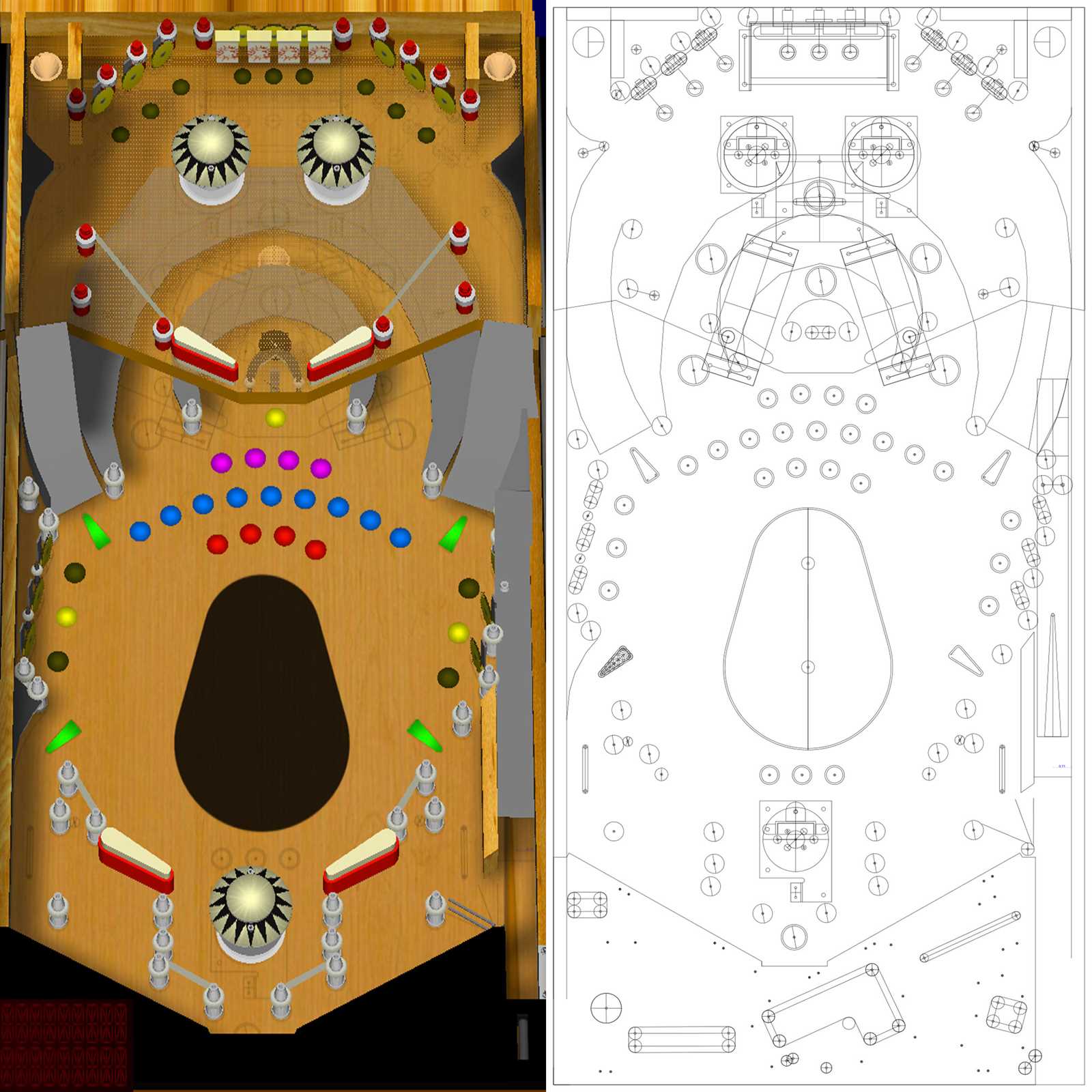 pinball machine parts diagram