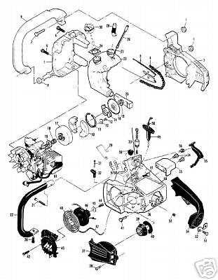 mcculloch 3516 chainsaw parts diagram