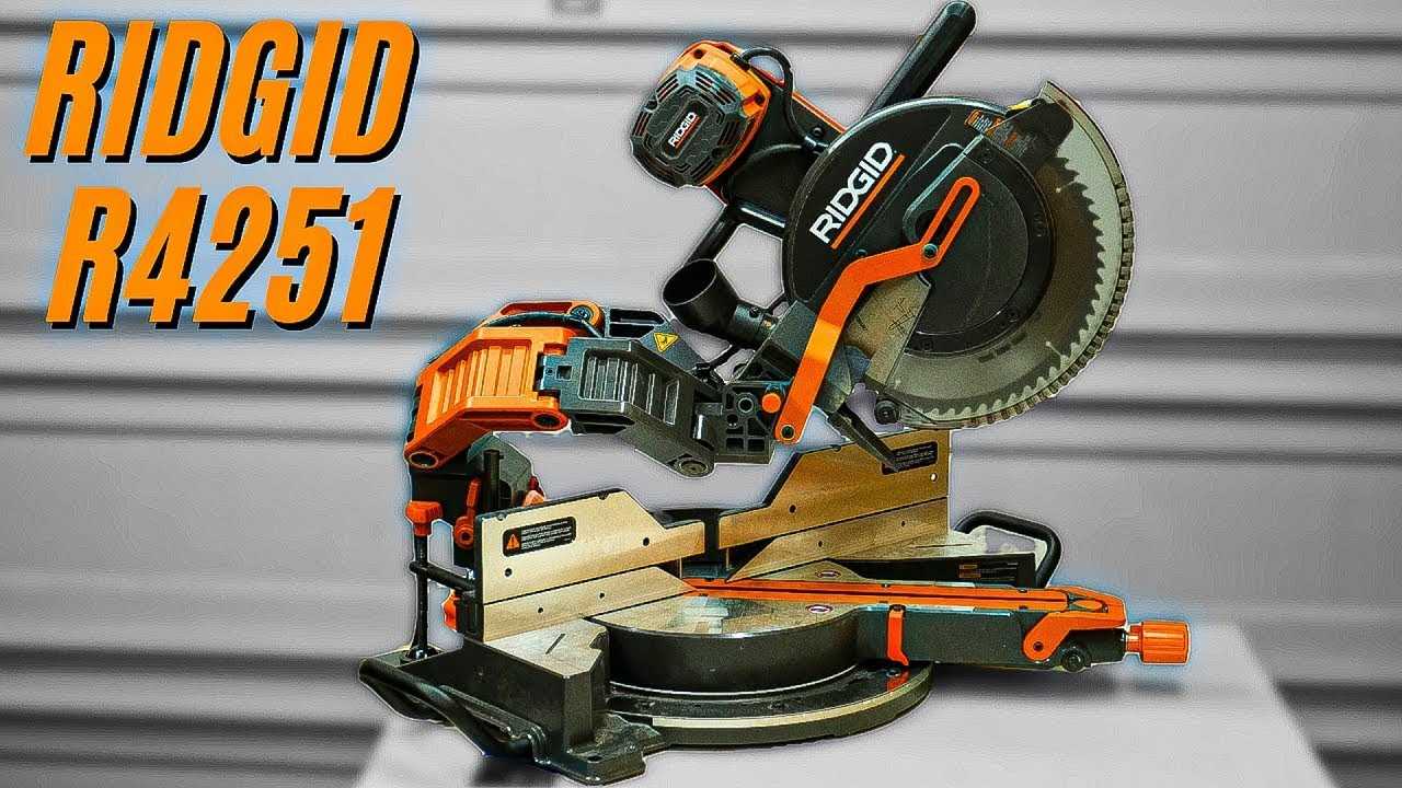 ridgid r4222 miter saw parts diagram