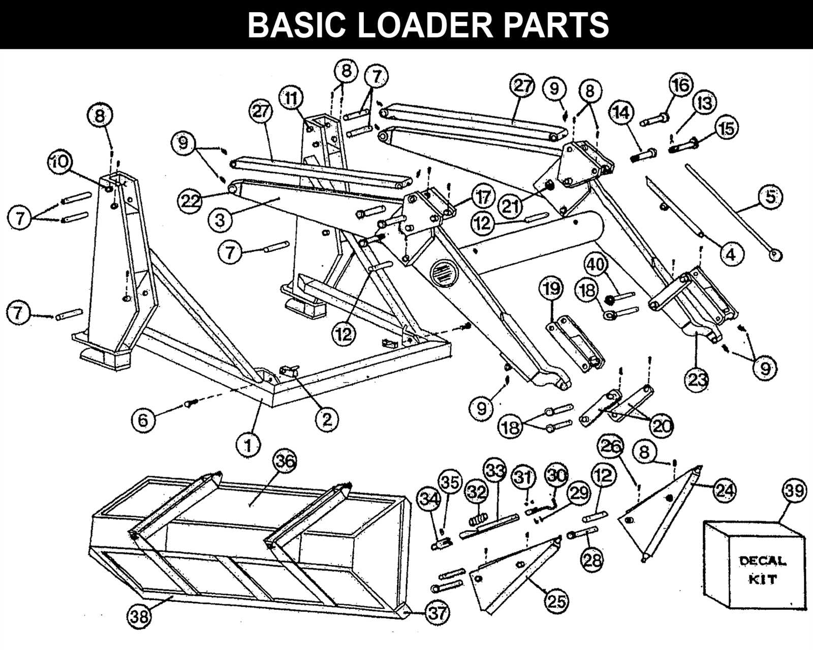 john deere 14 sb parts diagram