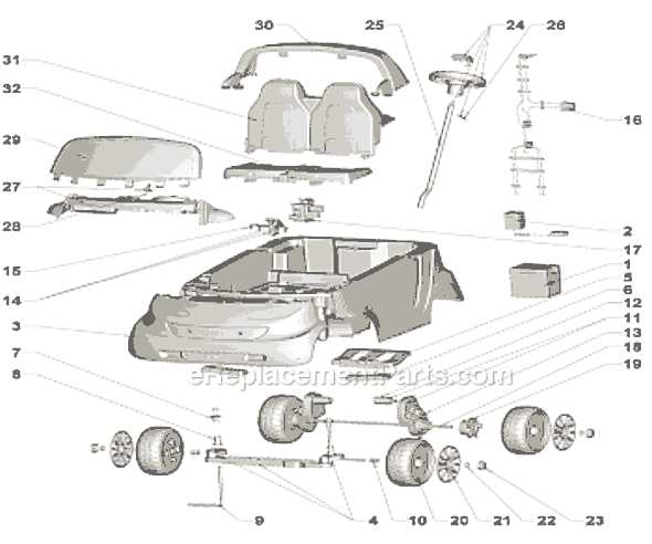 exterior car parts names with diagram