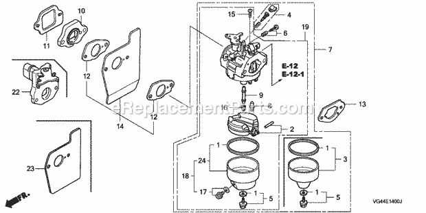 honda lawn mower model hrr2169vka parts diagram