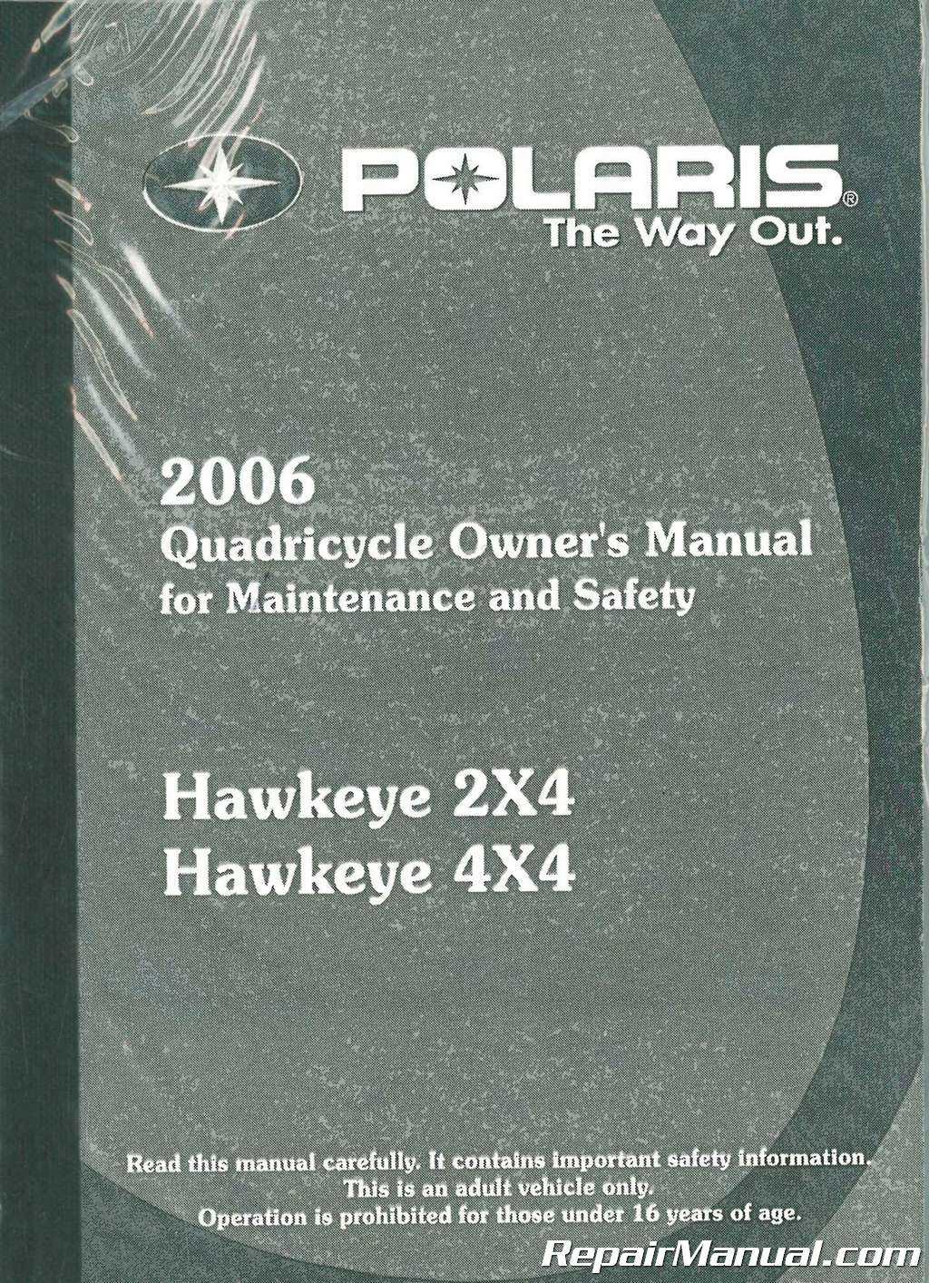 polaris hawkeye 300 parts diagram