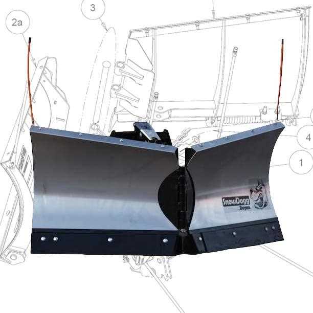 polaris snow plow parts diagram