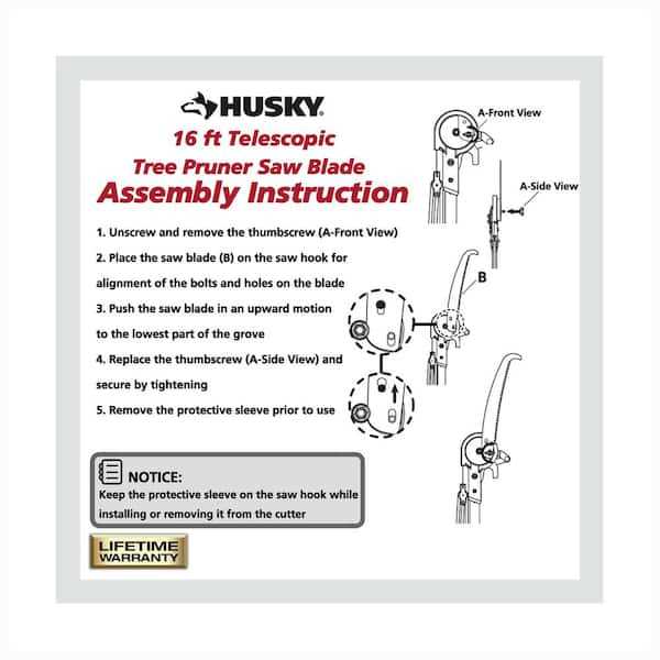 pole pruner parts diagram