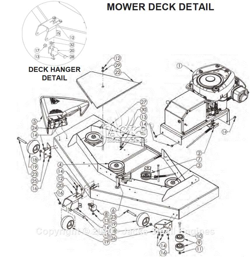 swisher pull behind mower parts diagram