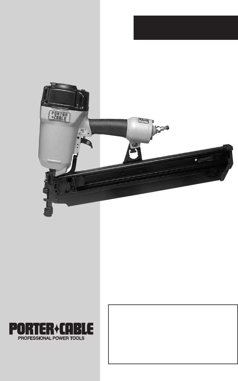 porter cable fr350a parts diagram