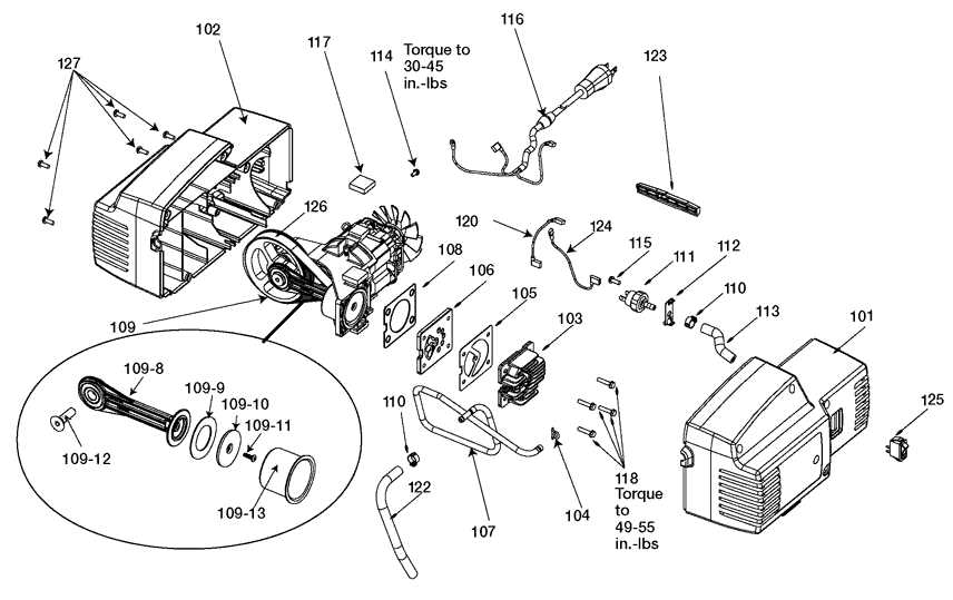 porter cable pancake compressor parts diagram