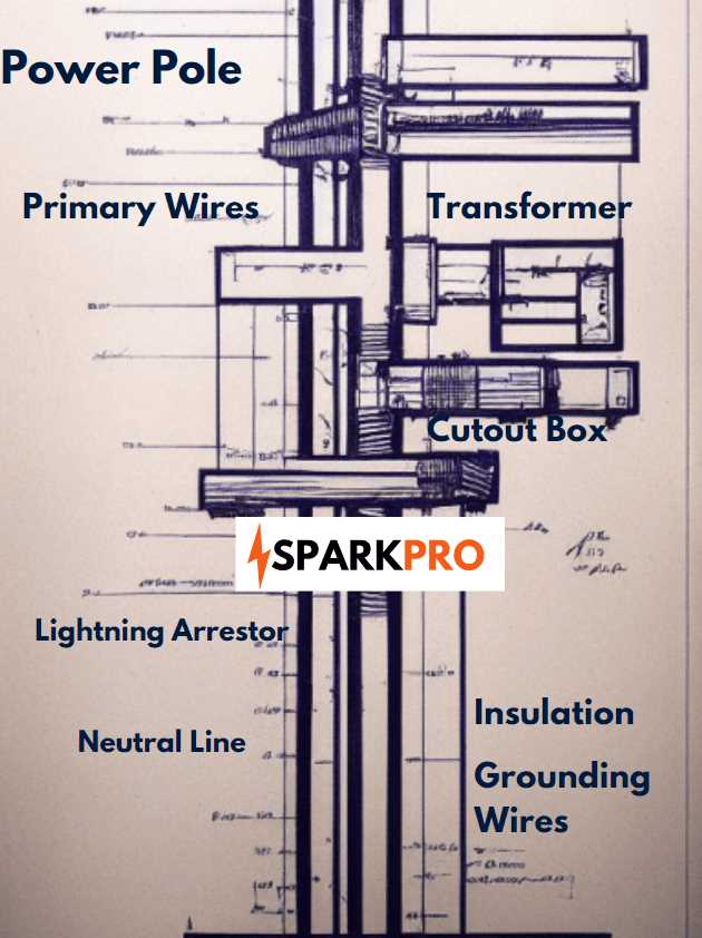 power pole anchor parts diagram