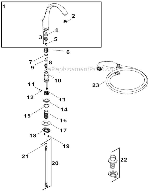 kohler shower valve parts diagram