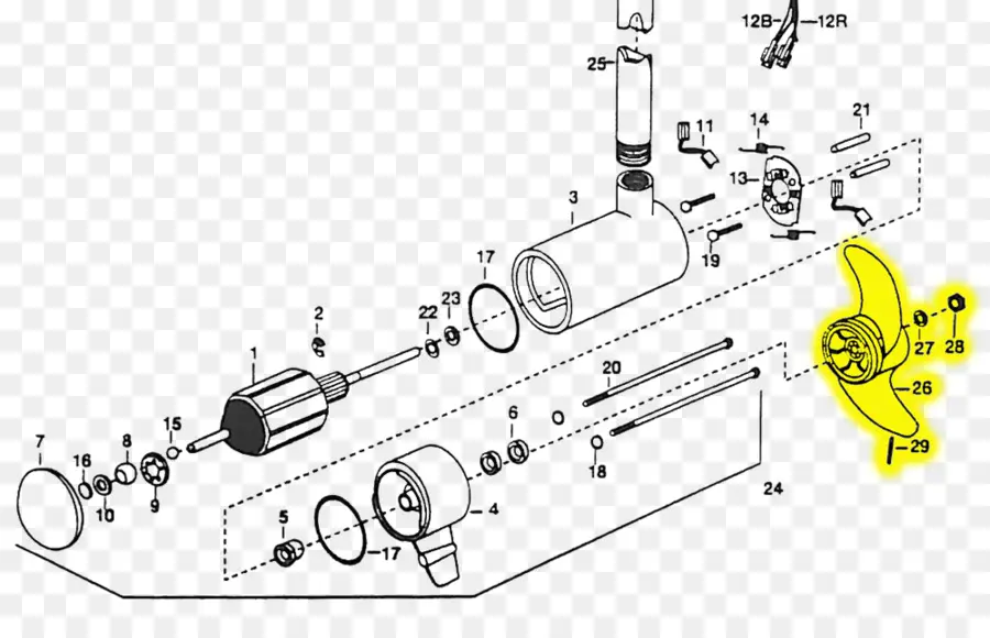 propeller parts diagram