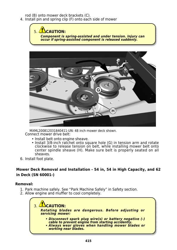 john deere la145 mower deck parts diagram