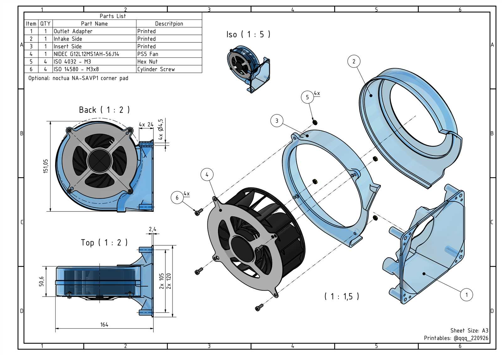 ps5 parts diagram