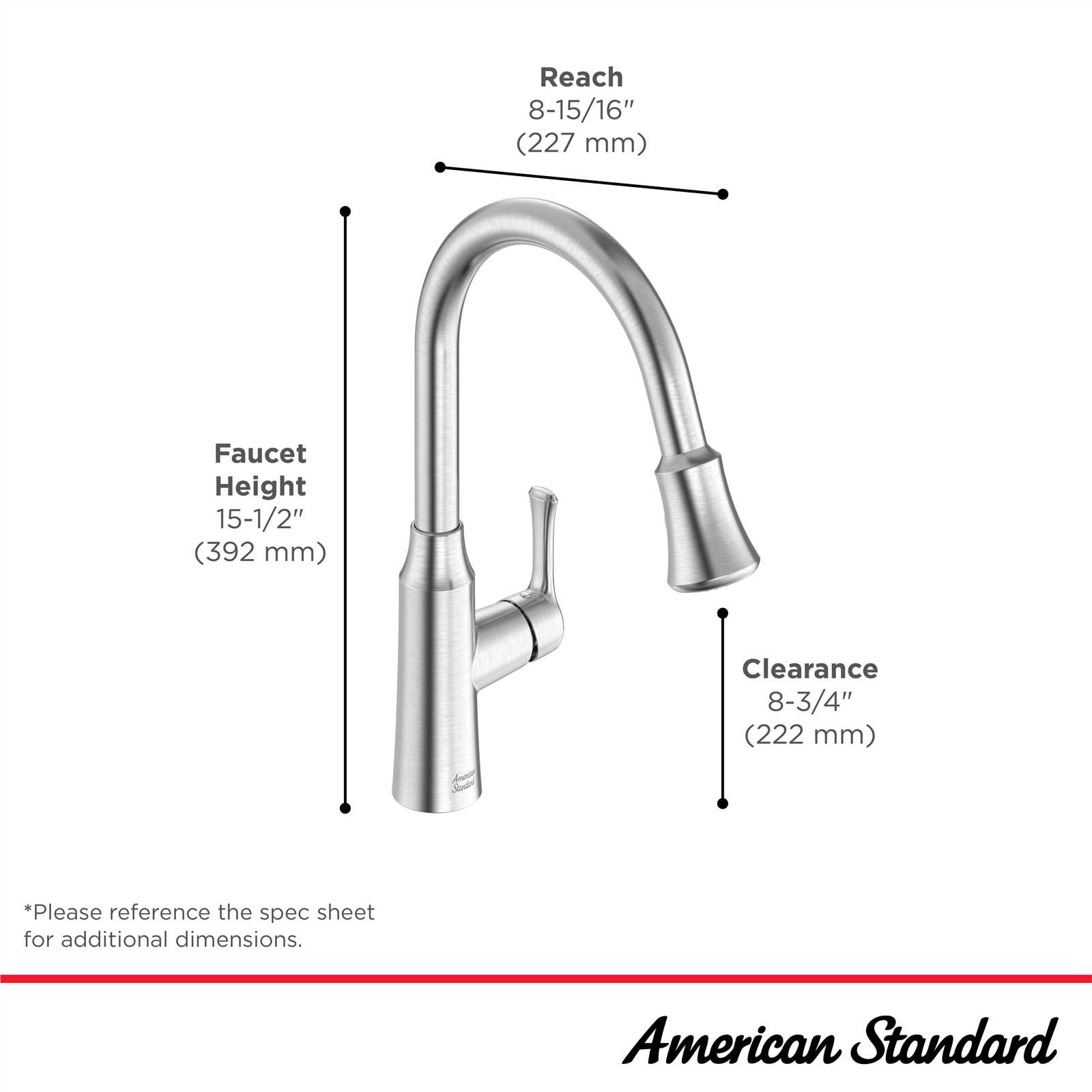 pull down american standard kitchen faucet parts diagram