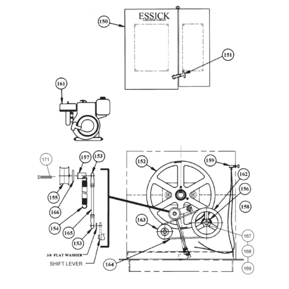 pulley parts diagram