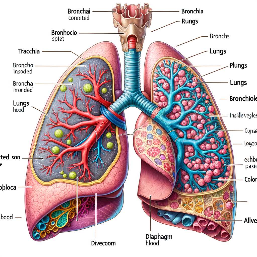 parts of respiratory system diagram