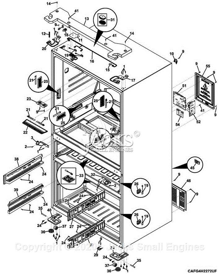 furrion refrigerator parts diagram