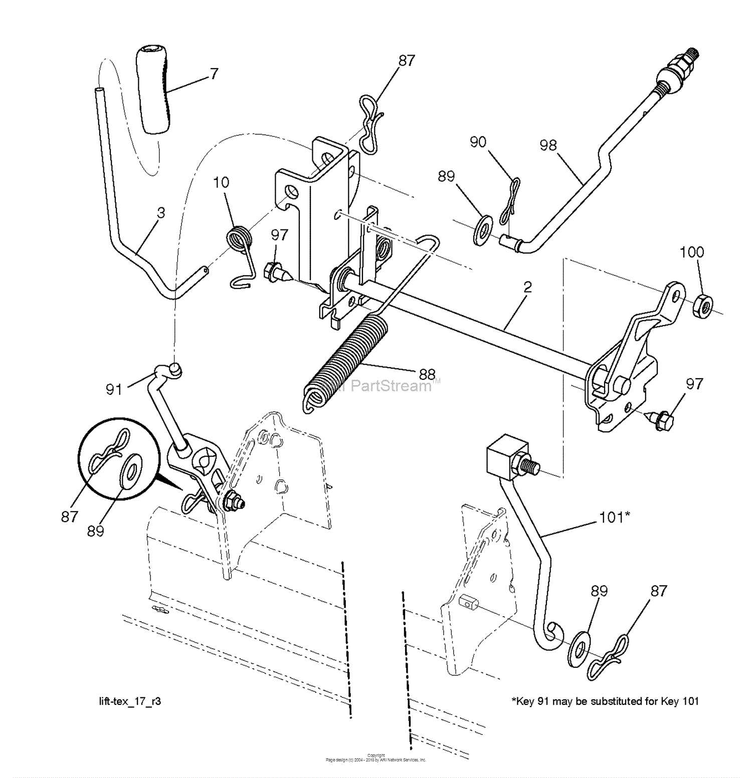 yth21k46 parts diagram