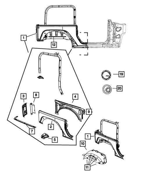 2017 jeep wrangler parts diagram