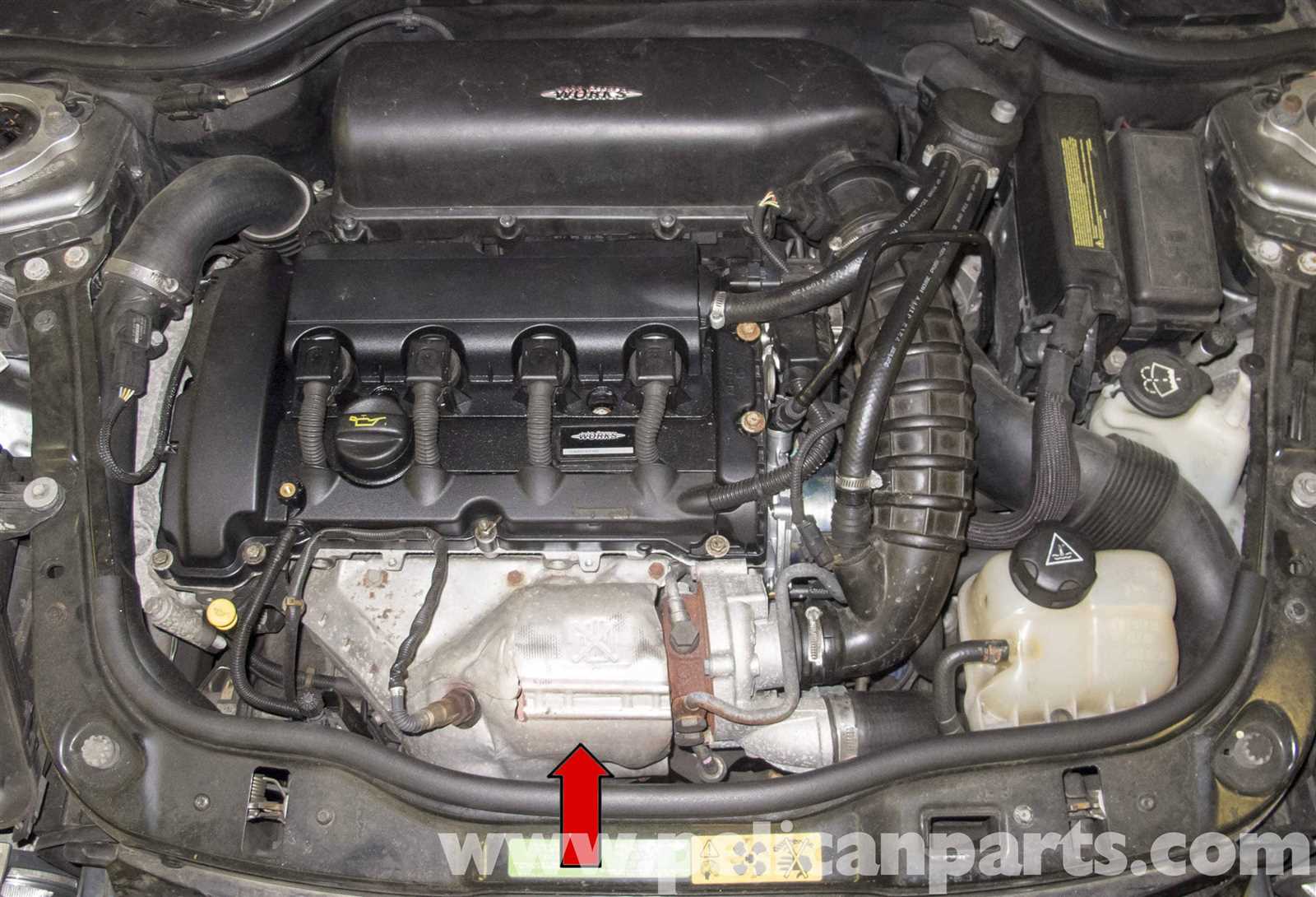 2009 mini cooper engine parts diagram